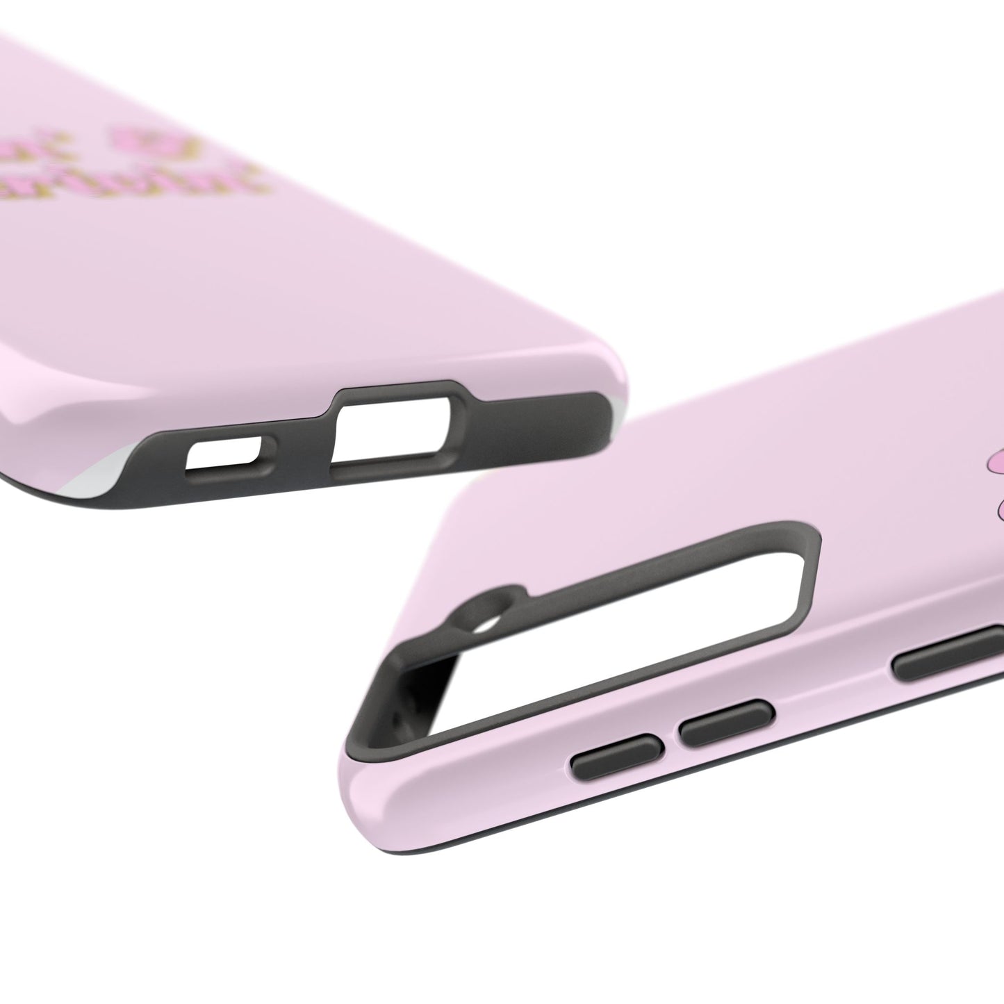 Vibin' & Thrivin' Tough Phone Case — Pink Retro Script Protective Cover