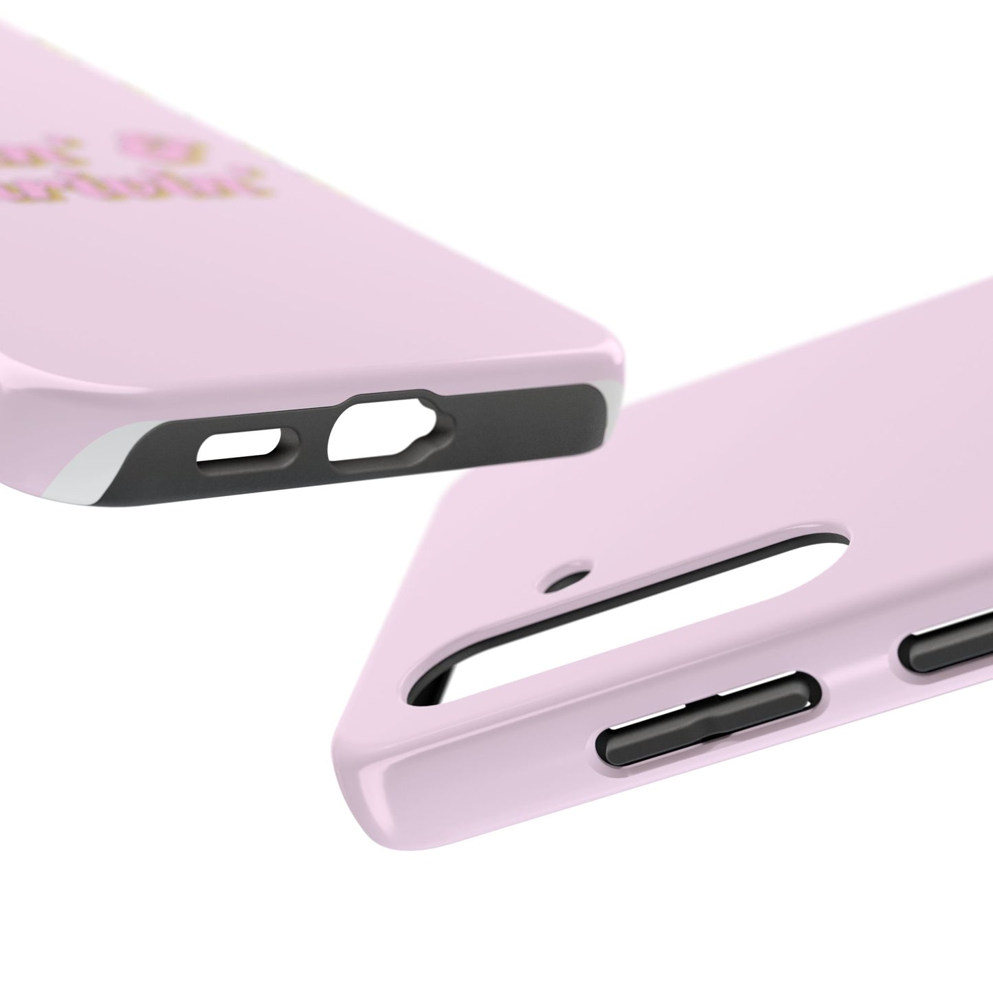Vibin' & Thrivin' Tough Phone Case — Pink Retro Script Protective Cover