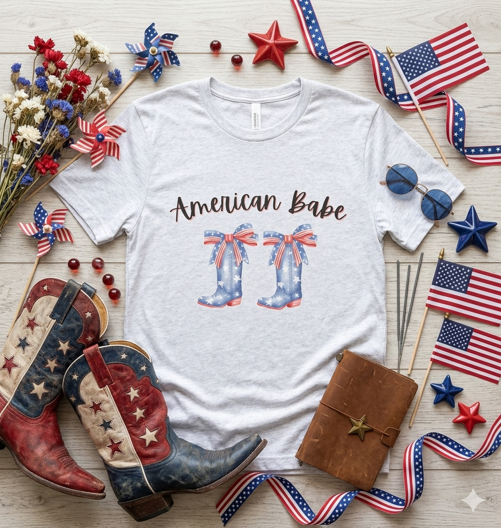 American Cutie Cowboy Boots Tee