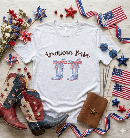 American Cutie Cowboy Boots Tee