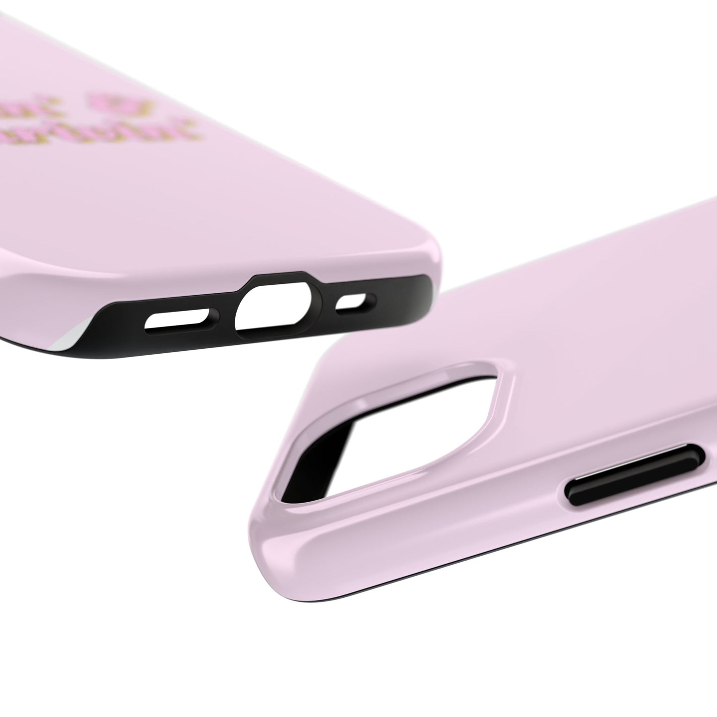 Vibin' & Thrivin' Tough Phone Case — Pink Retro Script Protective Cover
