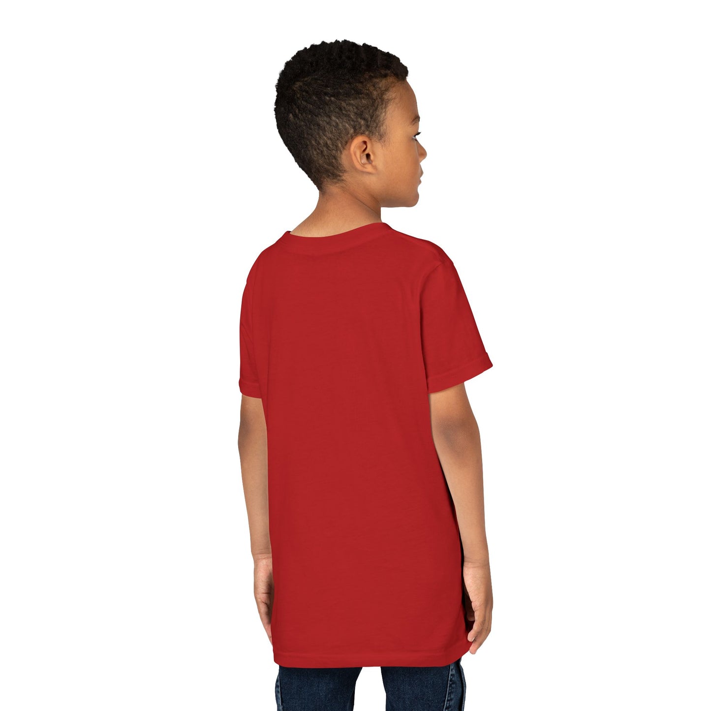 Youth Tee — "American Dude" Skateboarding Duck Graphic