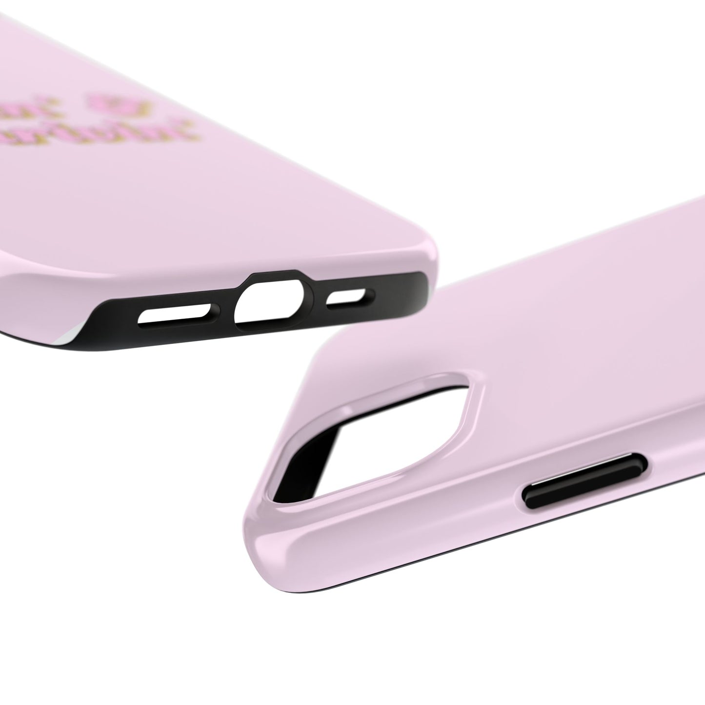 Vibin' & Thrivin' Tough Phone Case — Pink Retro Script Protective Cover